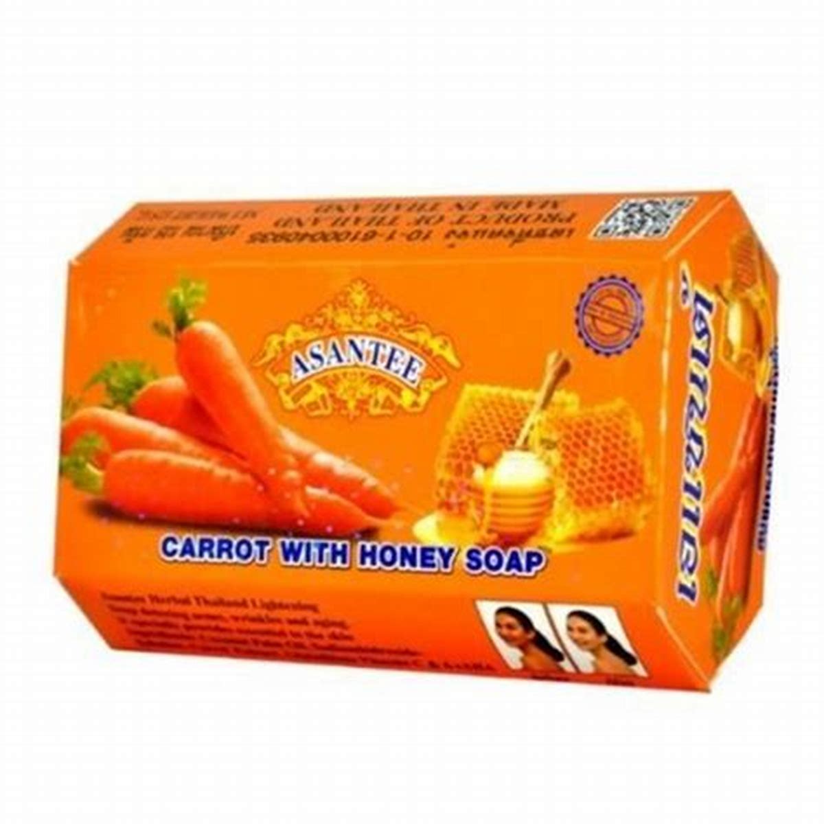 ASANTEE CARROT WITH HONEY SOAP