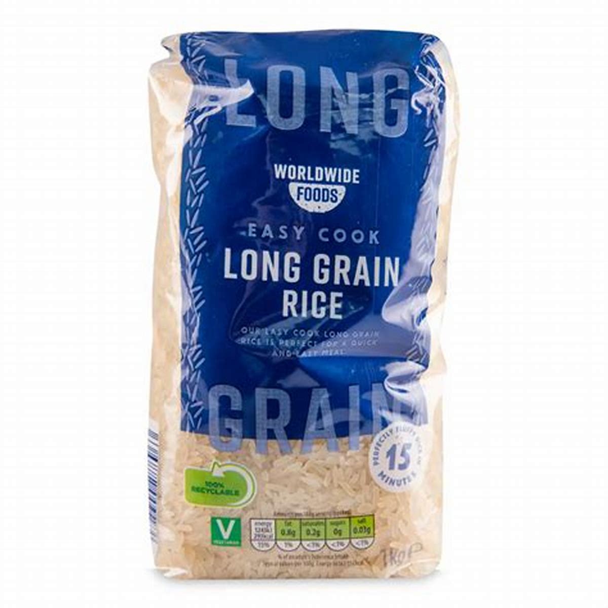 ASIN EASY COOK LONG GRAIN RICE 5KG