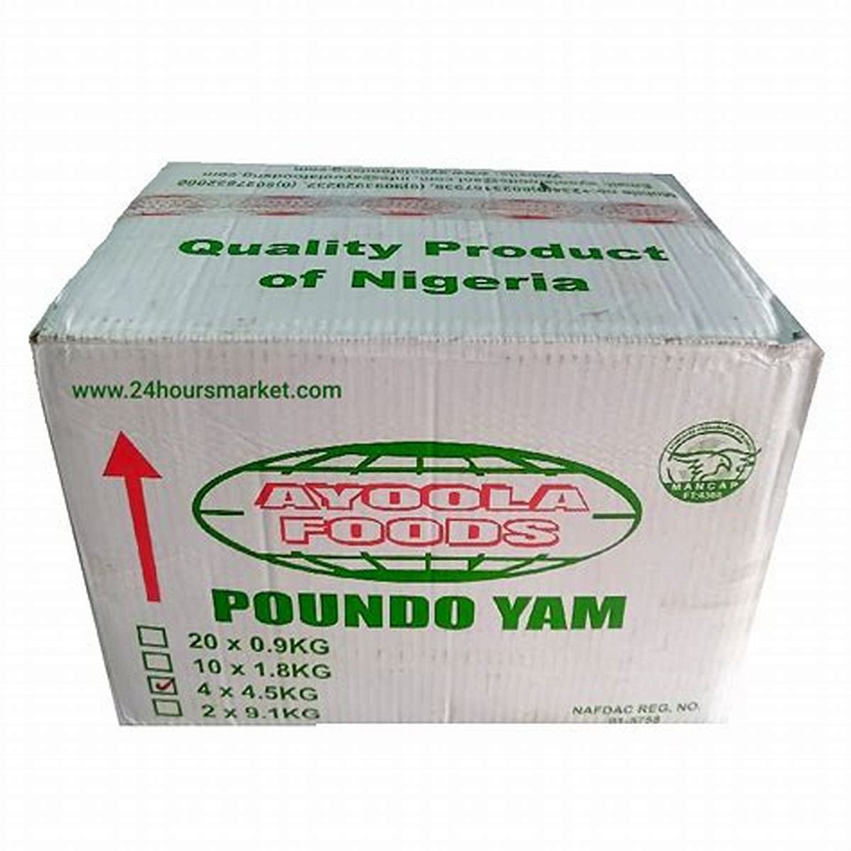 AYOOLA FOODS POUNDO YAM 4.5KG