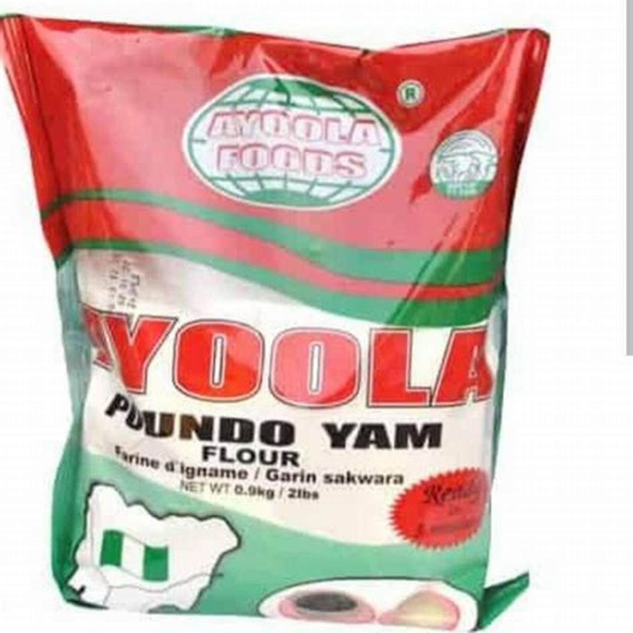AYOOLA POUNDO YAM FLOUR 0.9KG