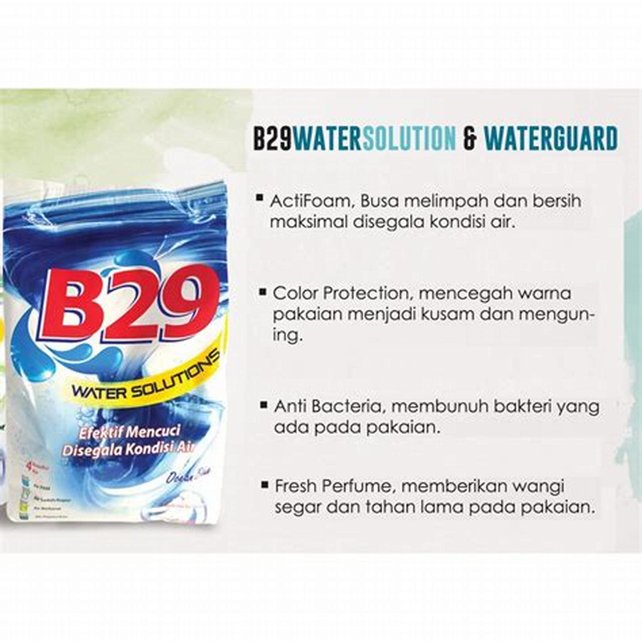 B29 WATER SOLUTION