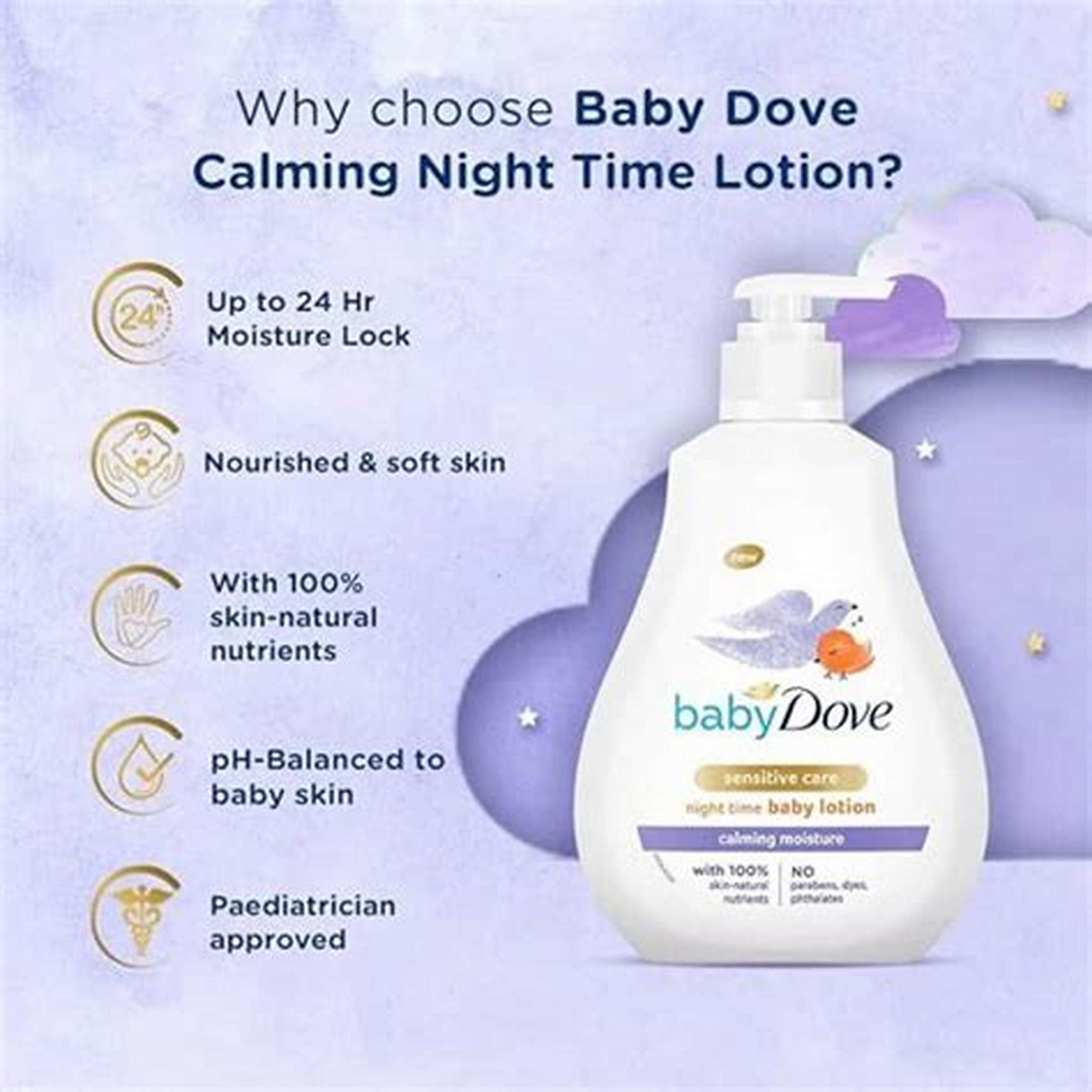 BABY DOVE CALMING MOISTURE 400ML