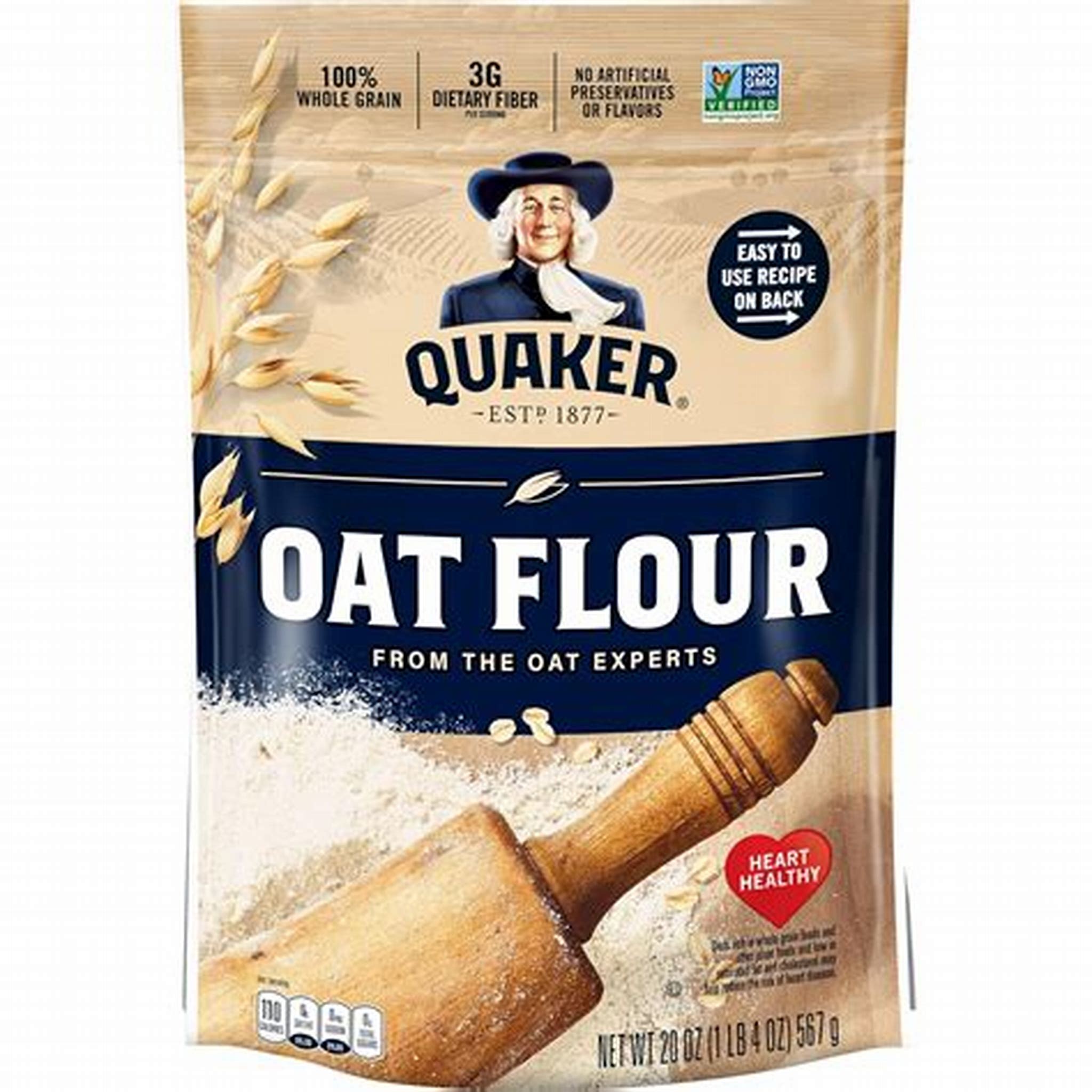 QUAKER OAT FLOUR 900G