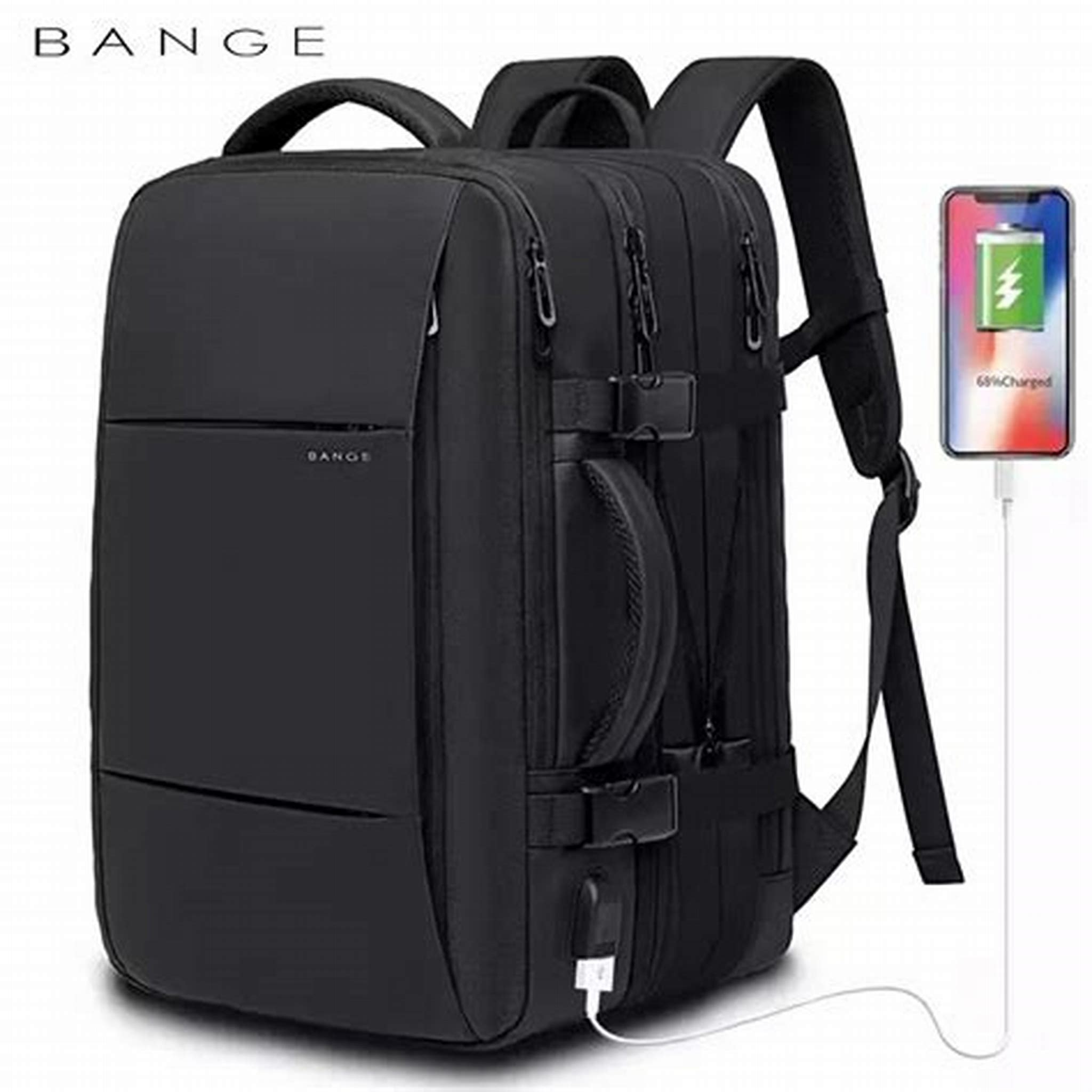 BANGE LAPTOP BAG & BLACK TRAVELLING BAG