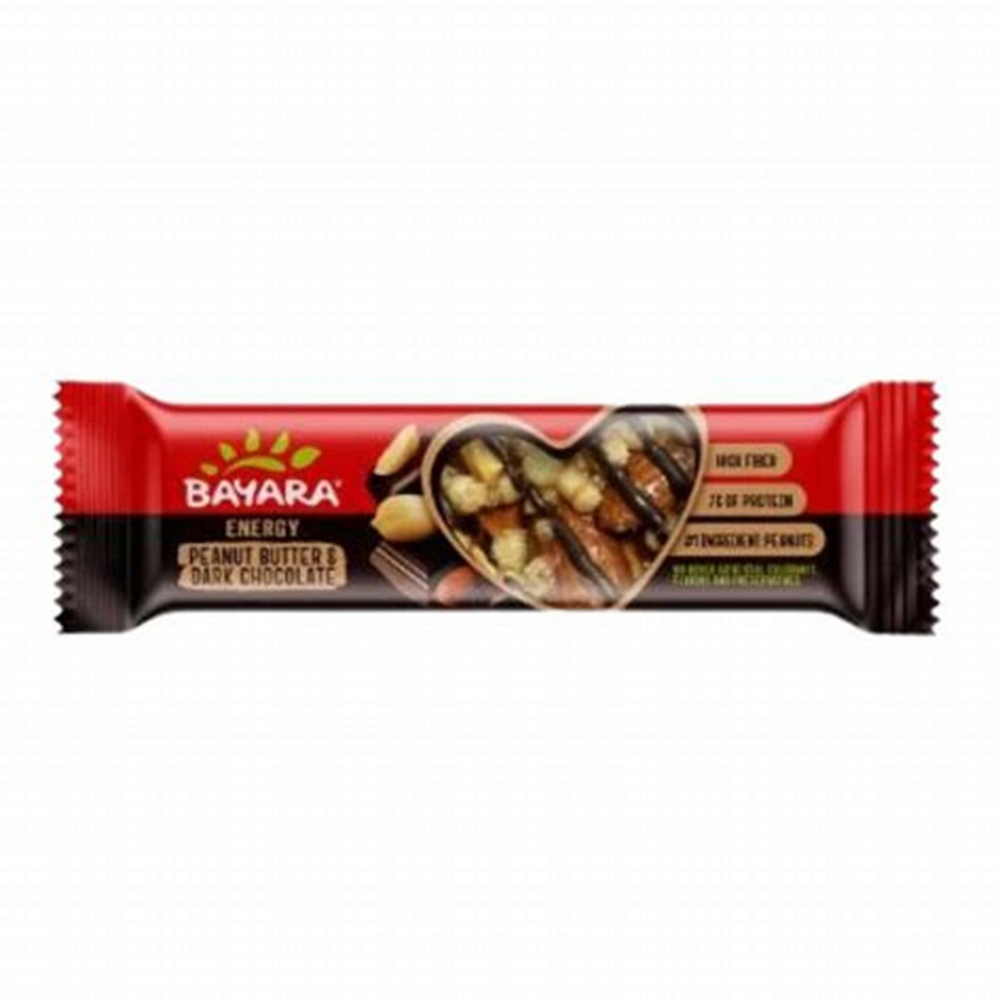 BAYARA ENERGY BAR 40G PEANUT BUTTER & DARK CHOCOLATE