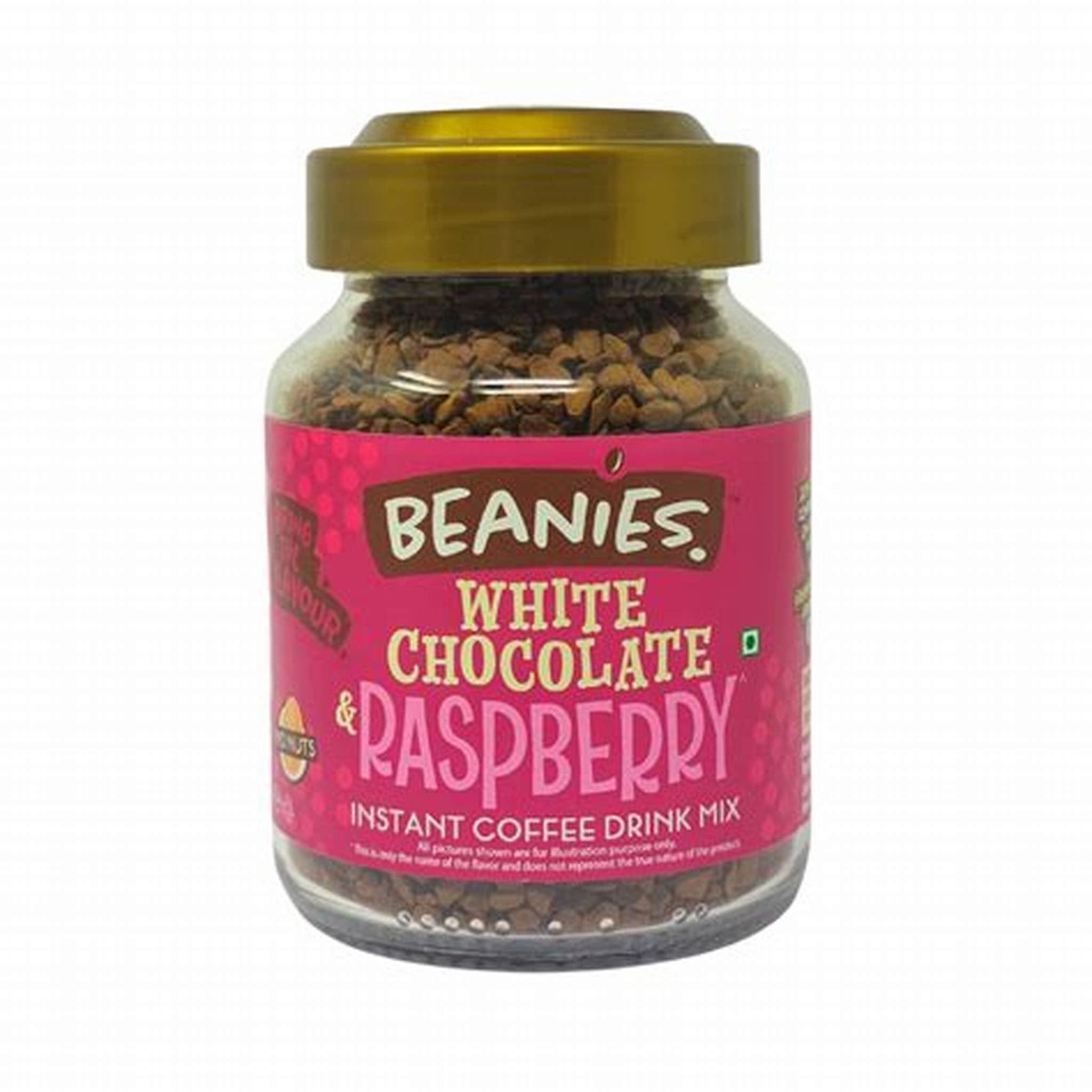 BEANIES WHITE CHOCOLATE & RASPBERRY 50G