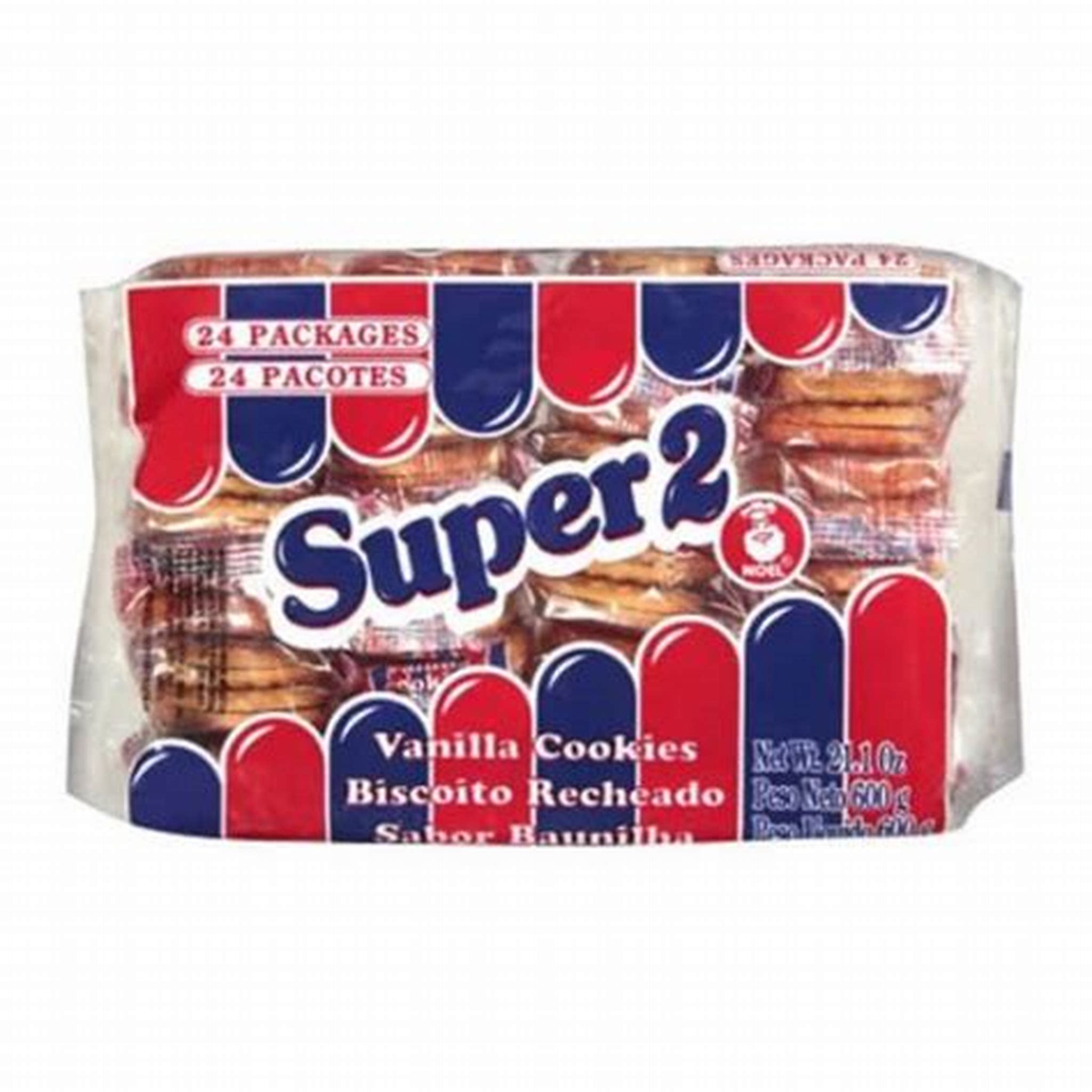 SUPER2 VANILLA COOKIES 600G