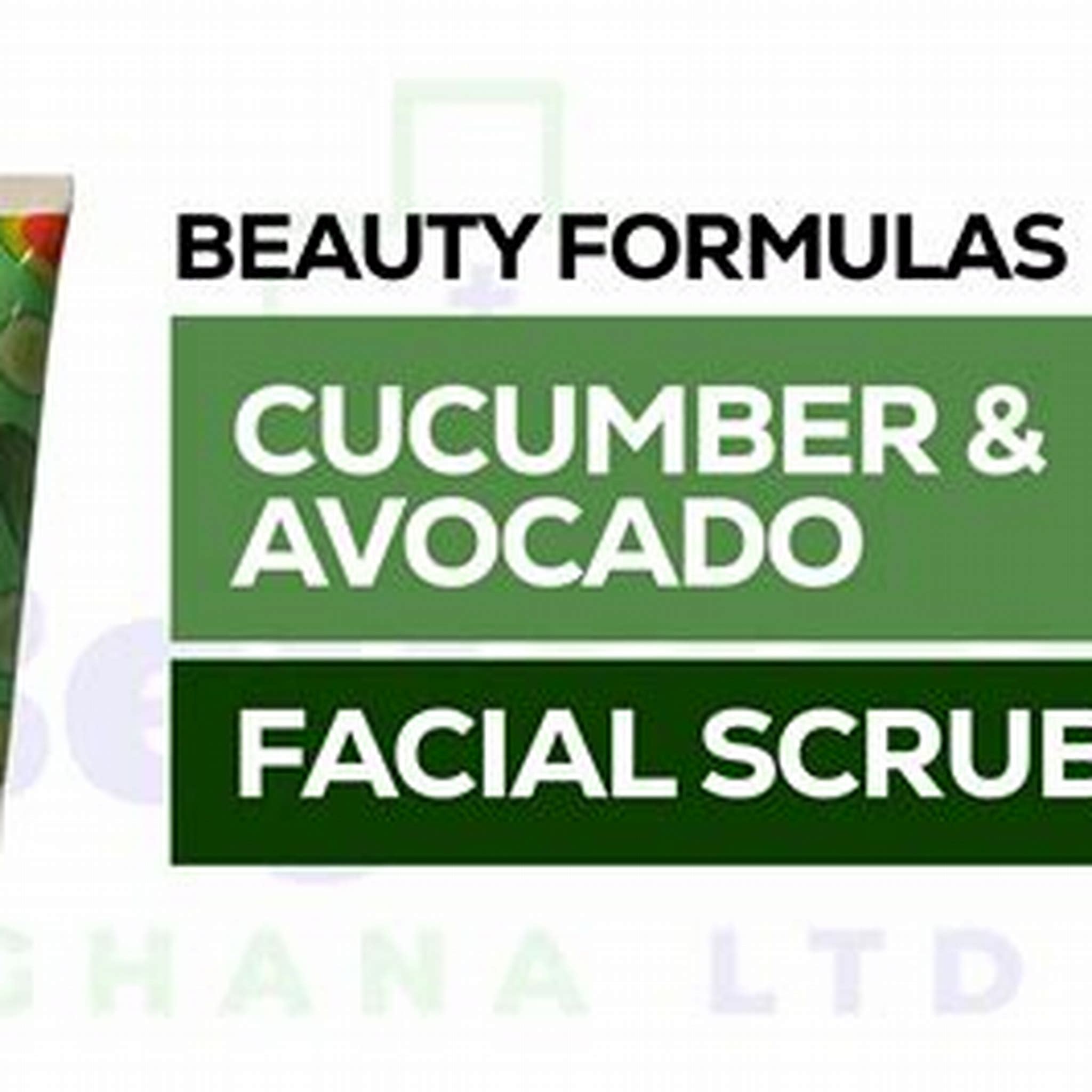 BEAUTY FORMULAS FACIAL SCRUB CUCUMBER & AVOCADO