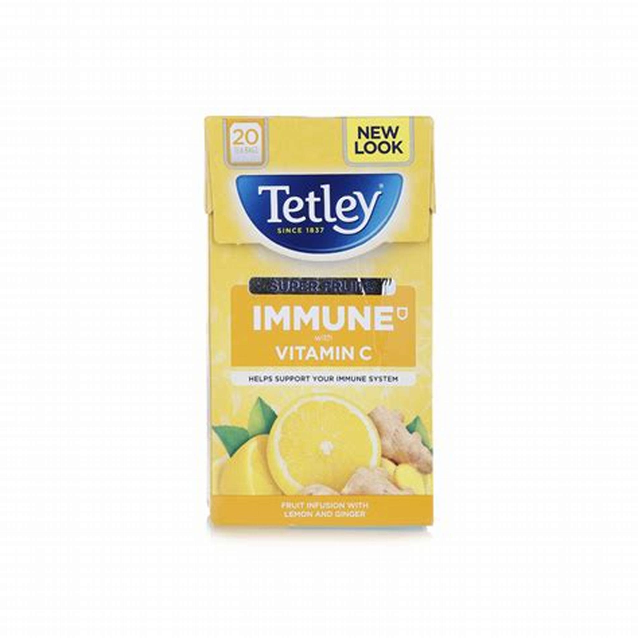 TETLEY LEMON & GINGER 40G