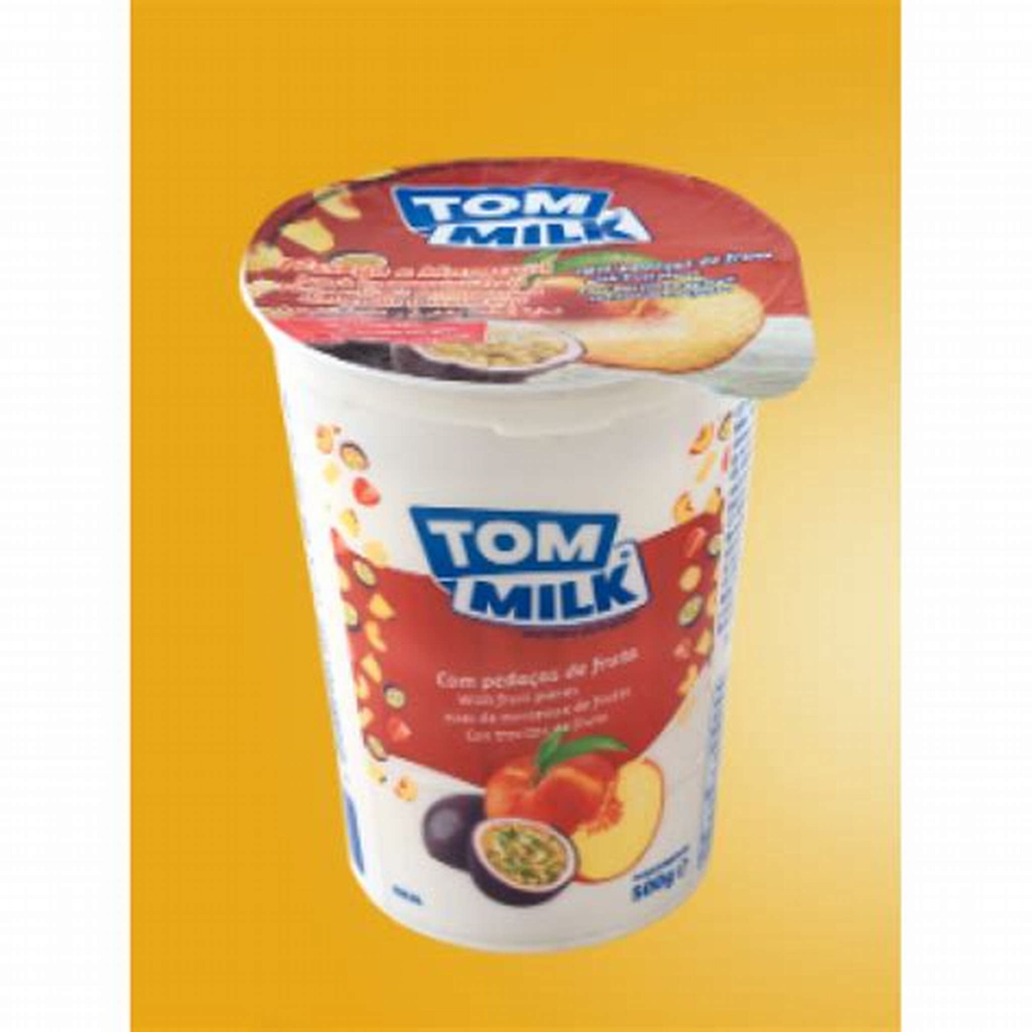 TOM MILK PEACH AND PASSION FRUIT 500G