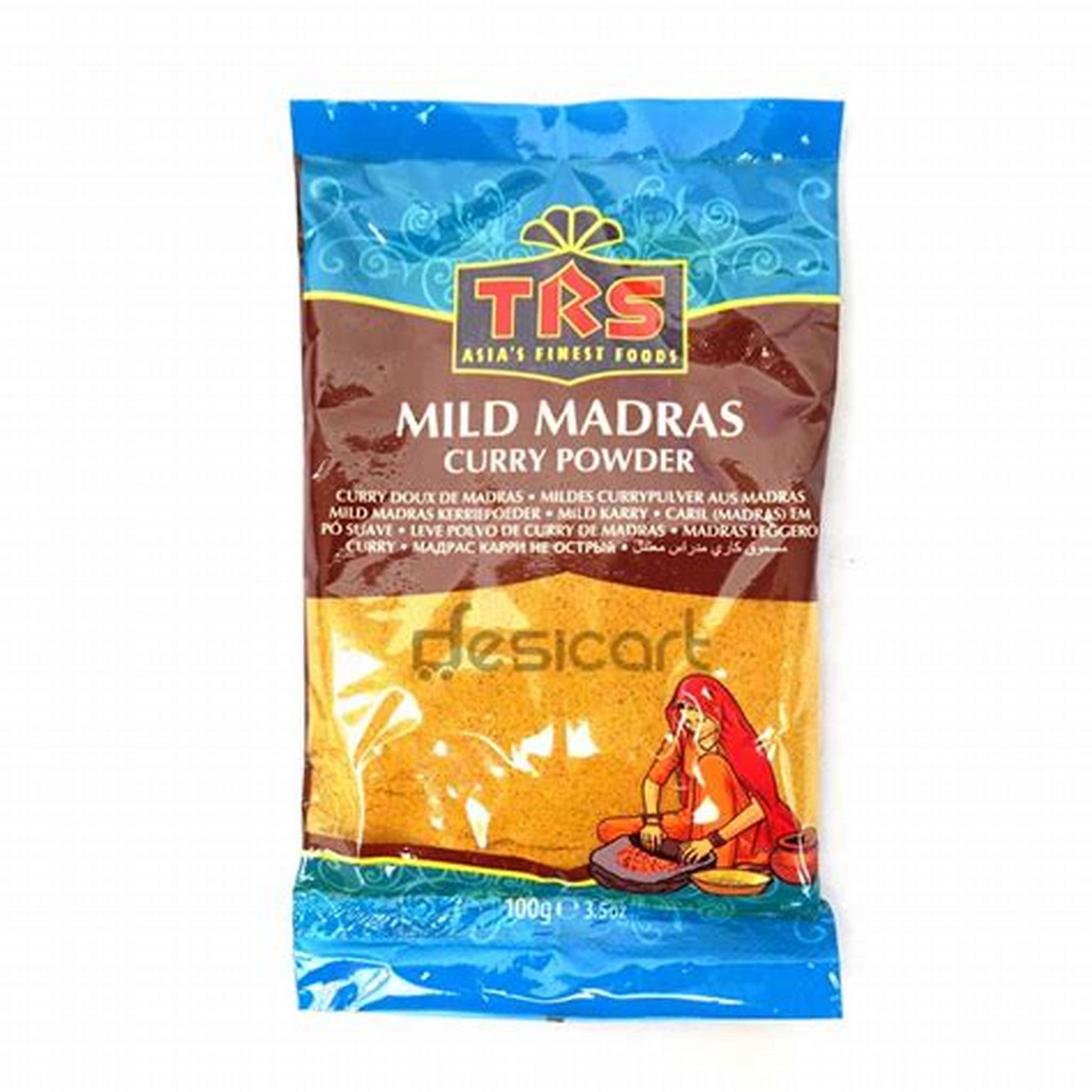 TRS MILD MADRAS CURRY POWDER 100G