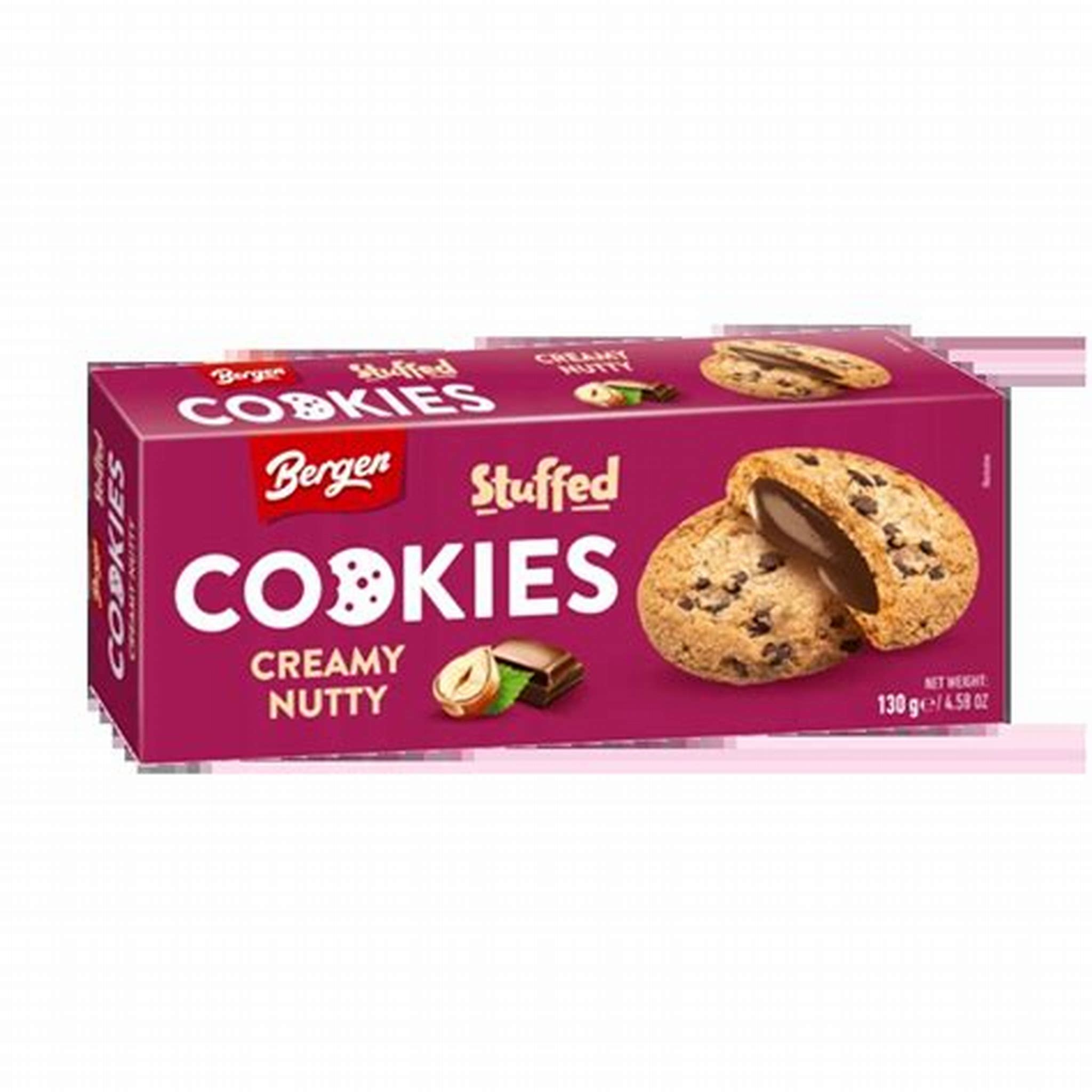 BERGEN STUFFED COOKIES CREAMY NUT